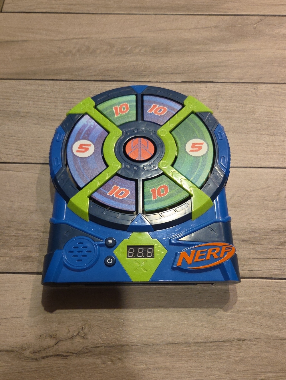 🍁Nerf Blue and Lime Green Electronic Scoring Target